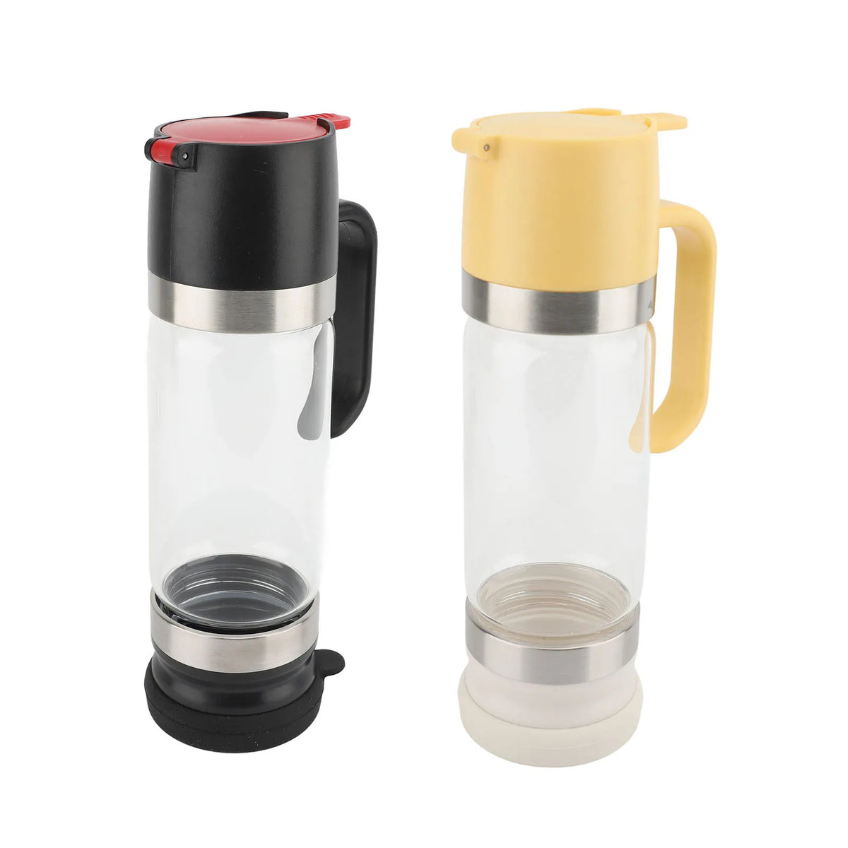 Honey Dispenser with Handle – 12oz No-Drip Glass Syrup Dispenser