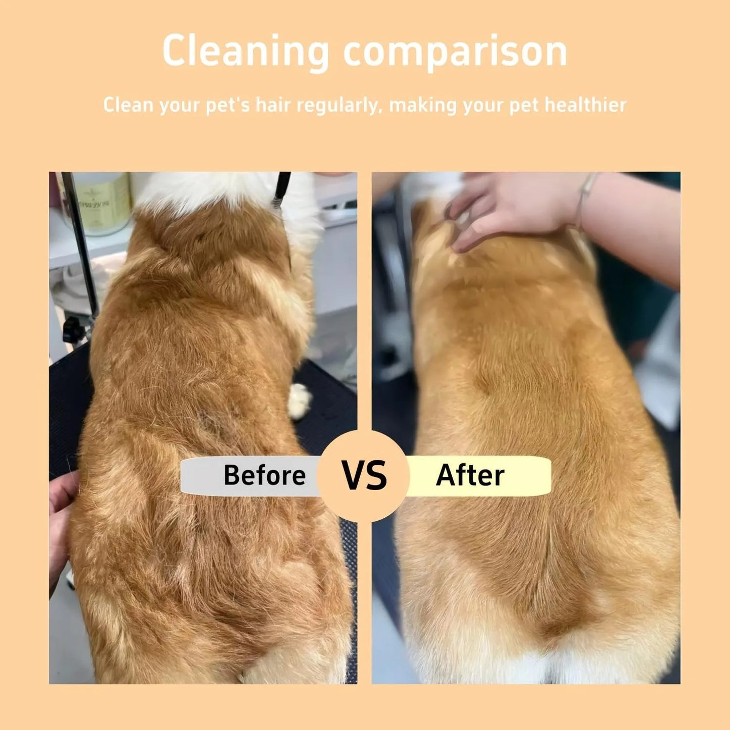 2-In-1 Double Sided Dematting Comb for Dogs Cats…
