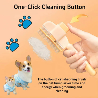 2-In-1 Double Sided Dematting Comb for Dogs Cats…