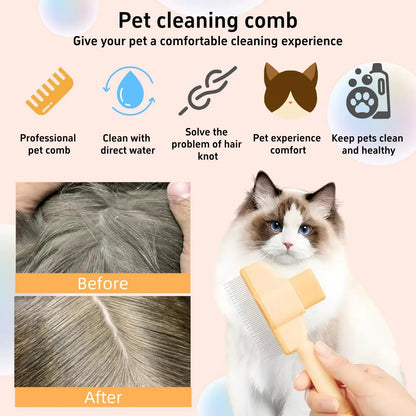 2-In-1 Double Sided Dematting Comb for Dogs Cats…