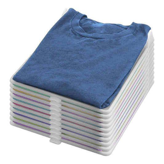 Stackable Clothes Organizer Boards – Easy-Access Closet & Wardrobe Folding System