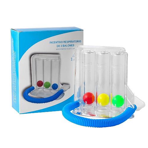3-Ball Breathing Exerciser with Mouthpiece – Lung Capacity & Respiratory Training Device