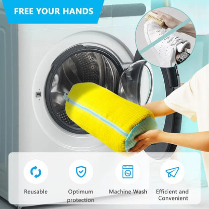 Shoe Washing Machine Bag – 360° Deep-Cleaning Sneaker Laundry Bag